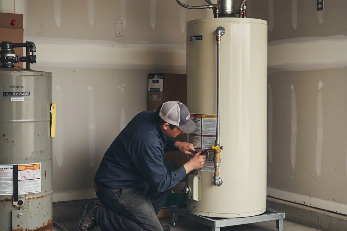 Water heater and shutoff valve replacement in Kissimmee